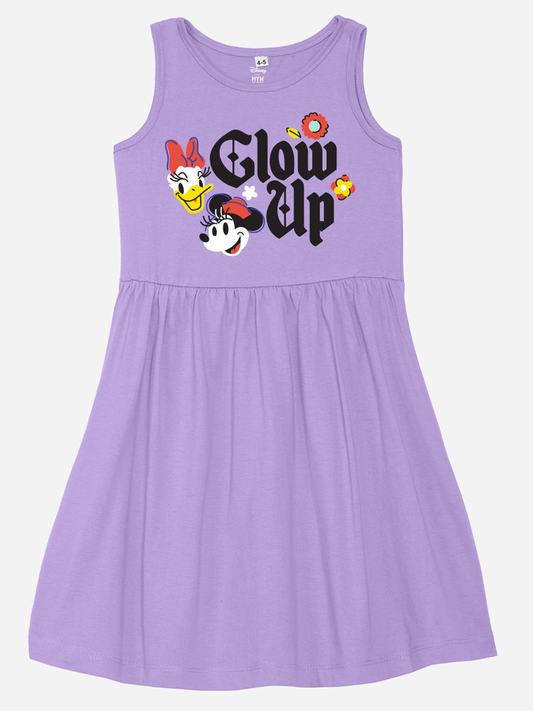 

Wear Your Mind Print Fit & Flare Dress, Purple