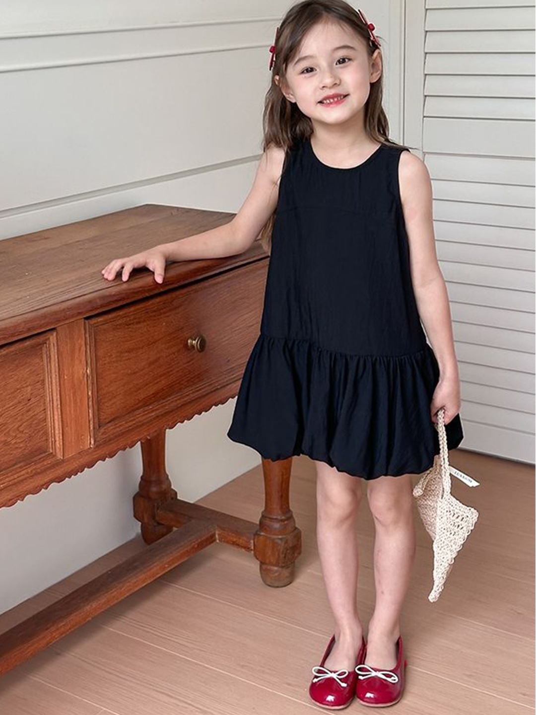 

LULU & SKY A-Line Dress, Black