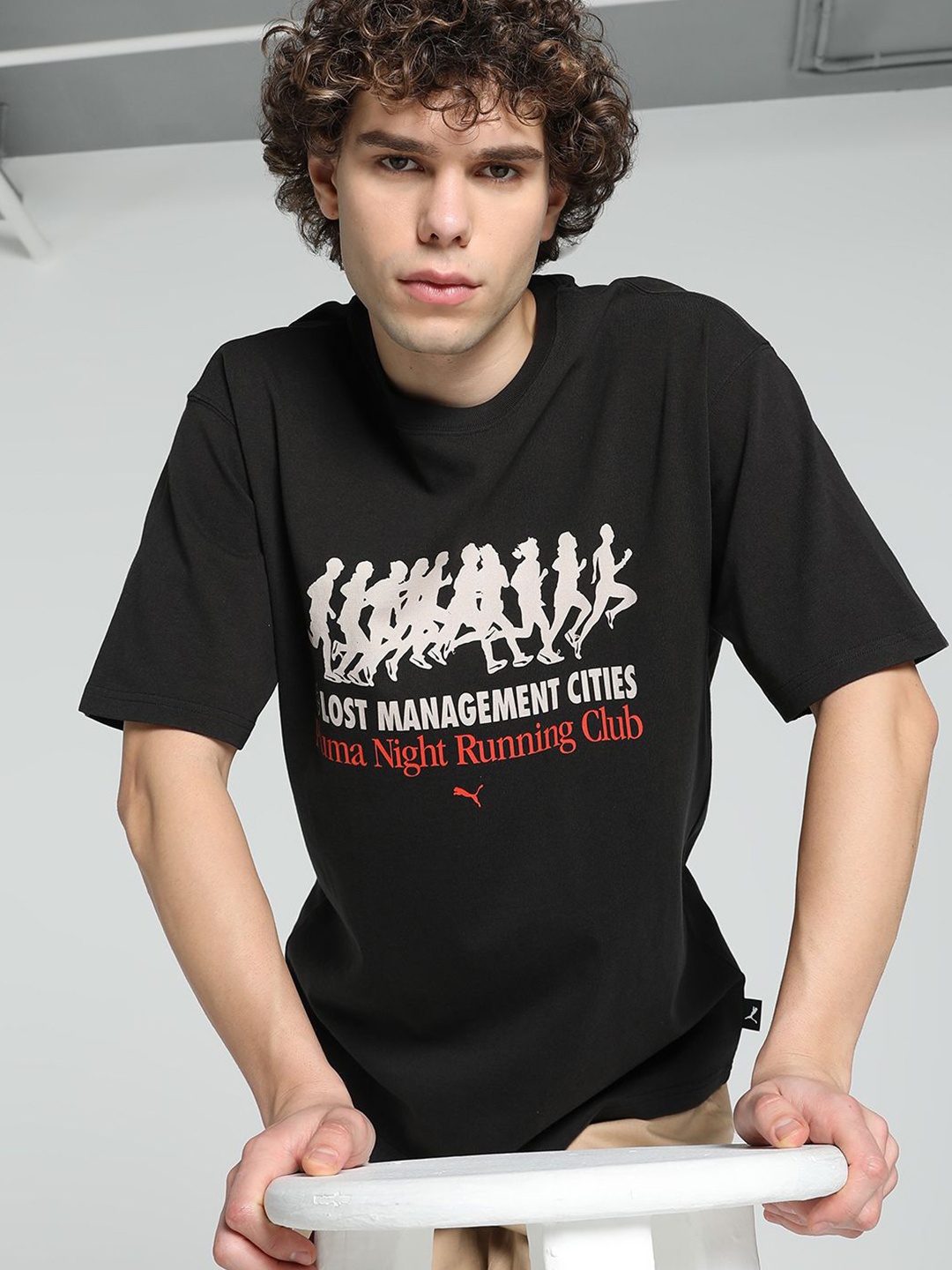 

Puma x Lmc Men Graphic Relaxed Fit Tee, Black