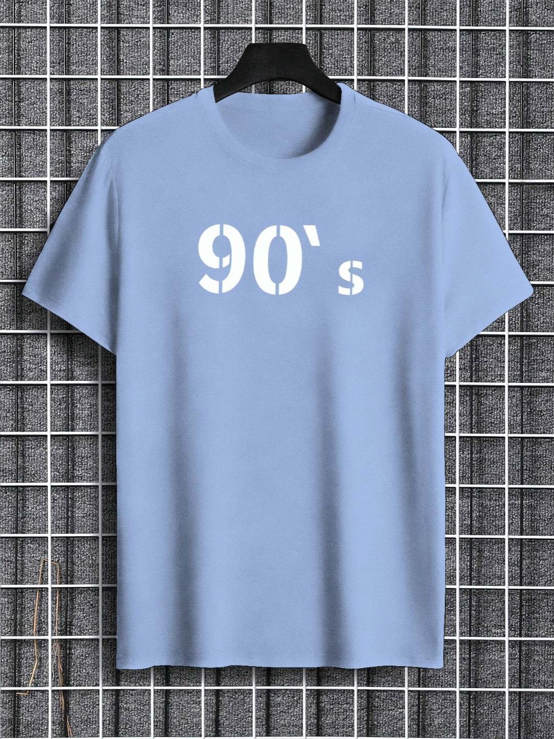 

TOGS & TERRE Men Typography Printed Organic Cotton T-shirt, Blue