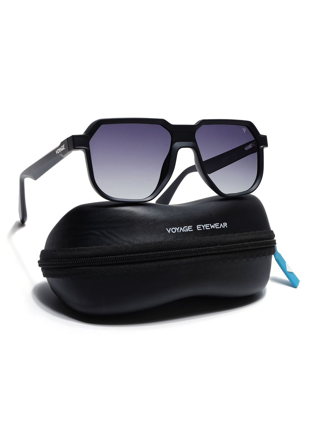 

Voyage Unisex Other Sunglasses with Polarised and UV Protected Lens, Black