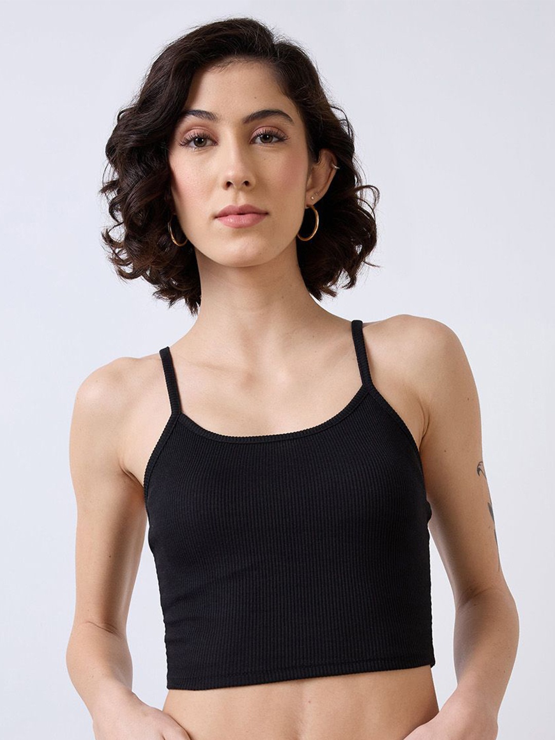 

SZN Crop Top, Black