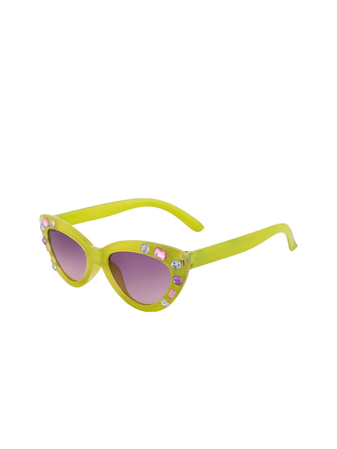

SHOP FRENZY Unisex Kids Cateye Sunglasses with UV Protected Lens, Grey