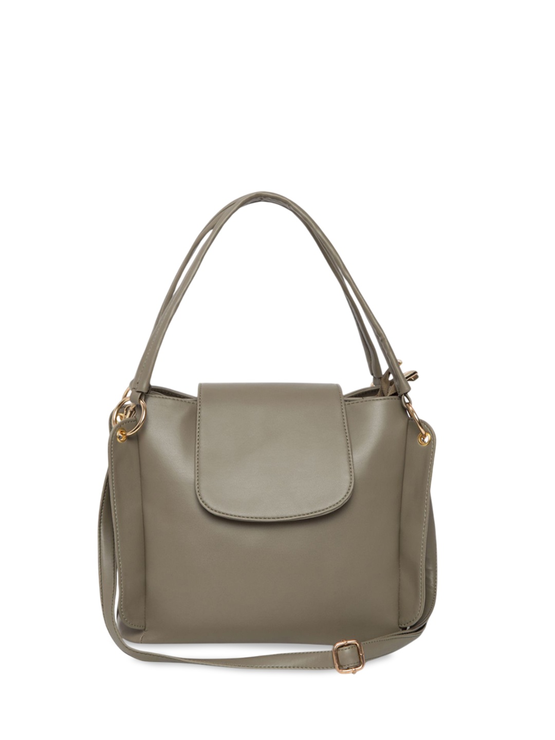 

ADISA PU Half Moon Shoulder Bag, Olive