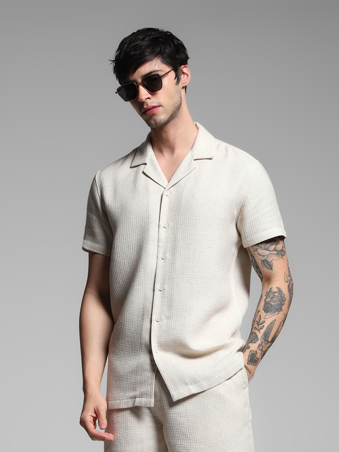 

Jack & Jones Men Opaque Casual Shirt, Beige