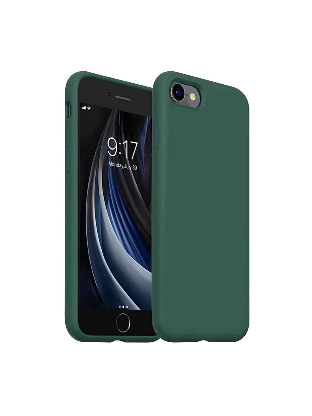 

LIRAMARK Solid Printed iPhone 8 and SE Back Case Mobile Accessories, Green