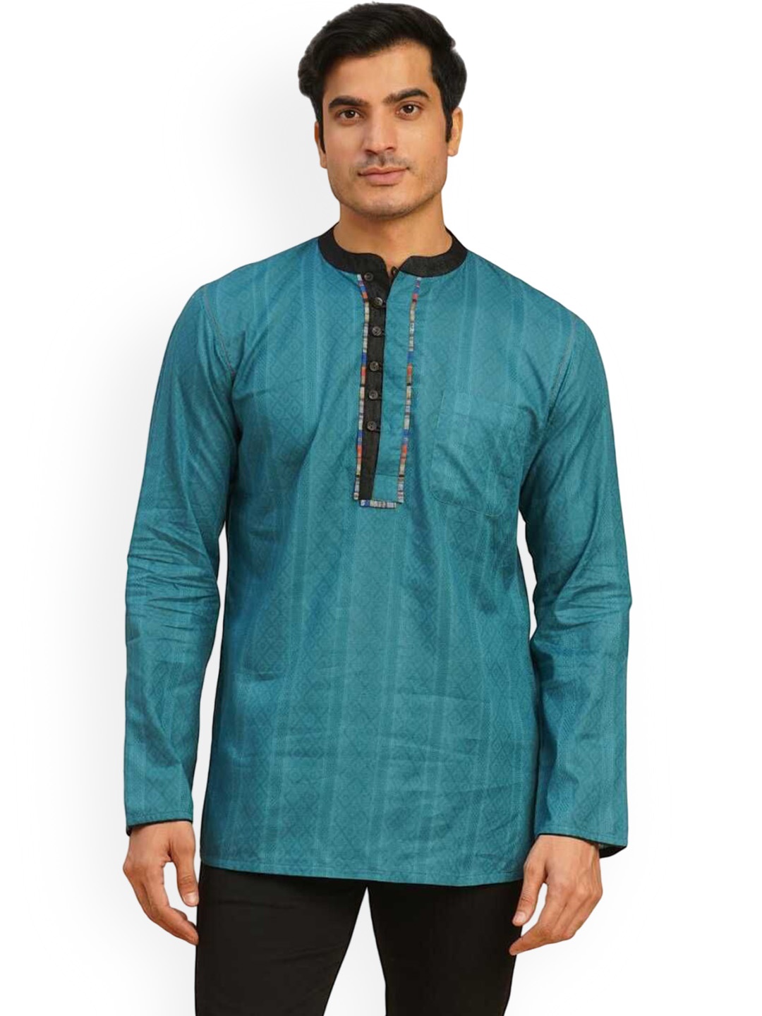 

Arch element Men Kurta, Green