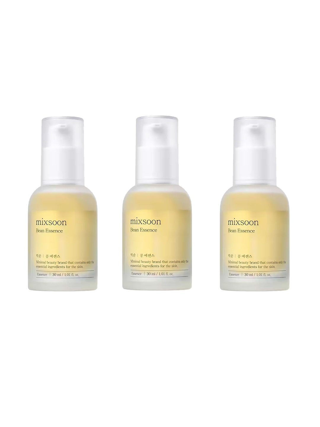 

Mixsoon Korean Bean Essence Set Of 3 Moisturising Serum - 30 ml Each, Yellow