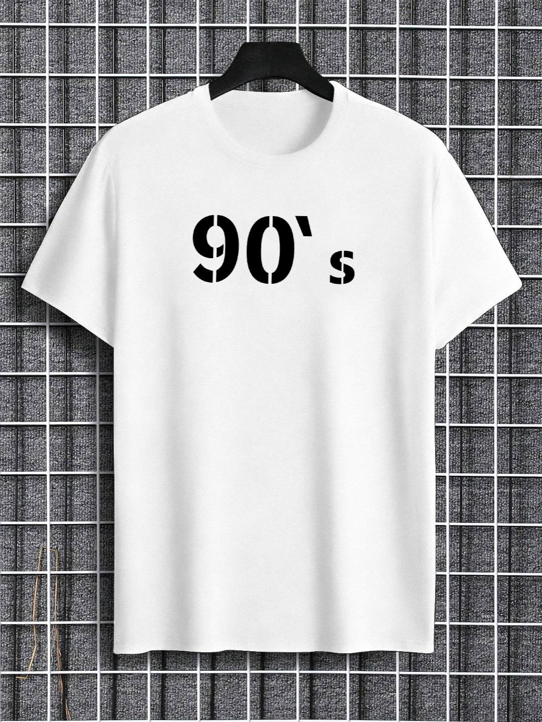 

TOGS & TERRE Men Typography Printed Monochrome Organic Cotton T-shirt, White
