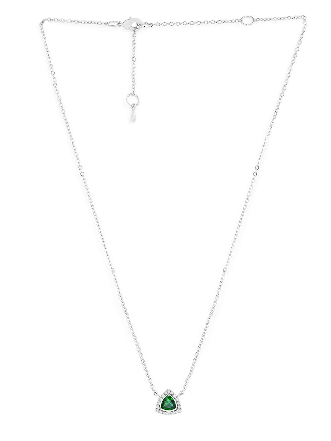 

MINUTIAE Brass Silver-Plated Handcrafted Necklace
