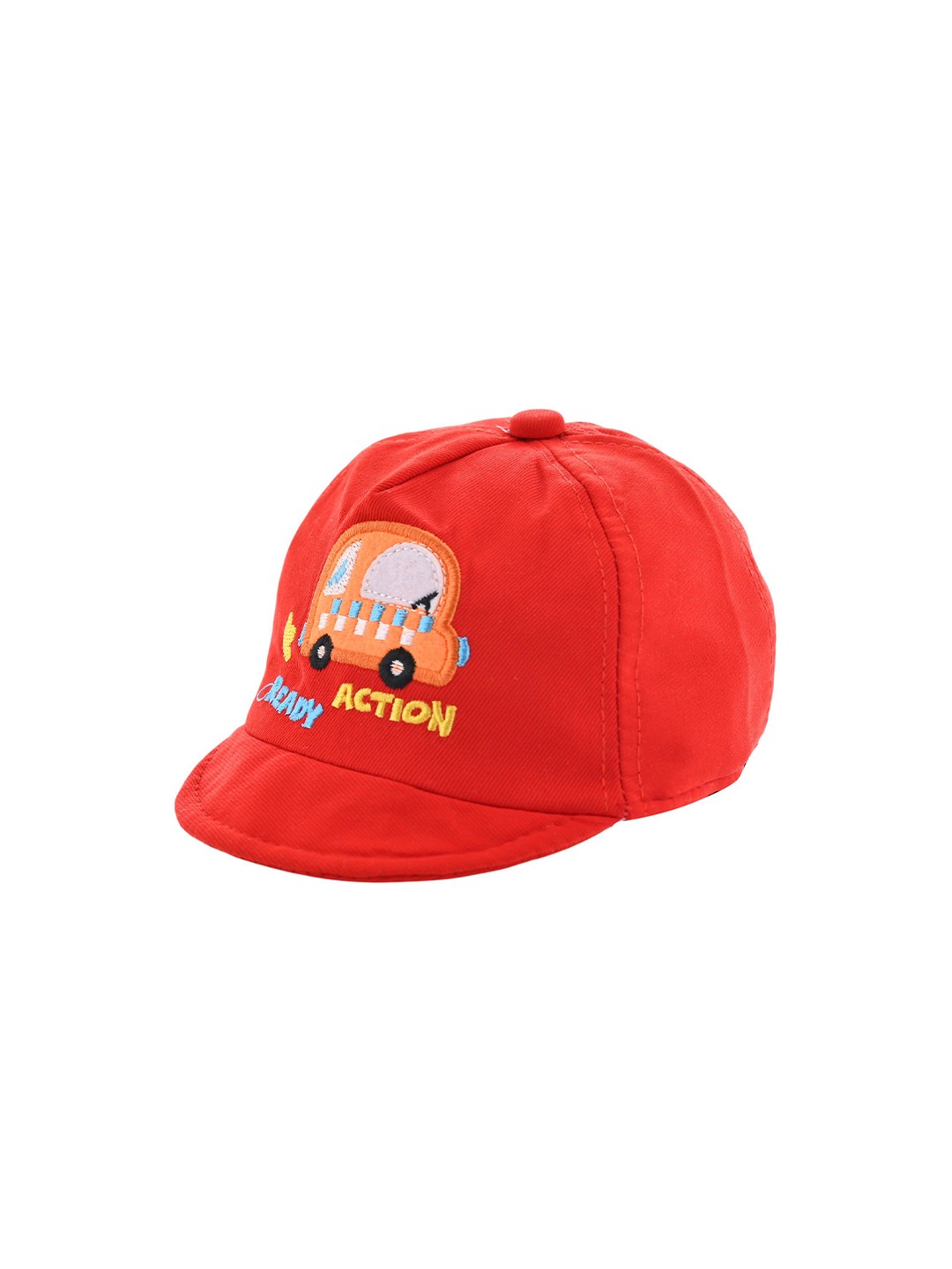 

SHOP FRENZY Unisex Kids Printed Baseball Cap, Red
