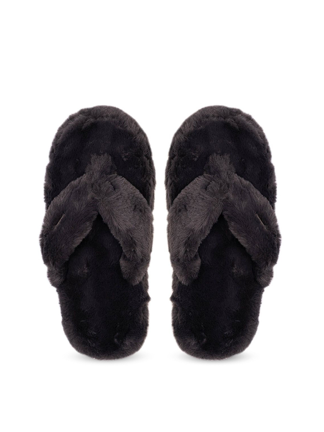 

WOLVESDEN Women Room Slippers, Black