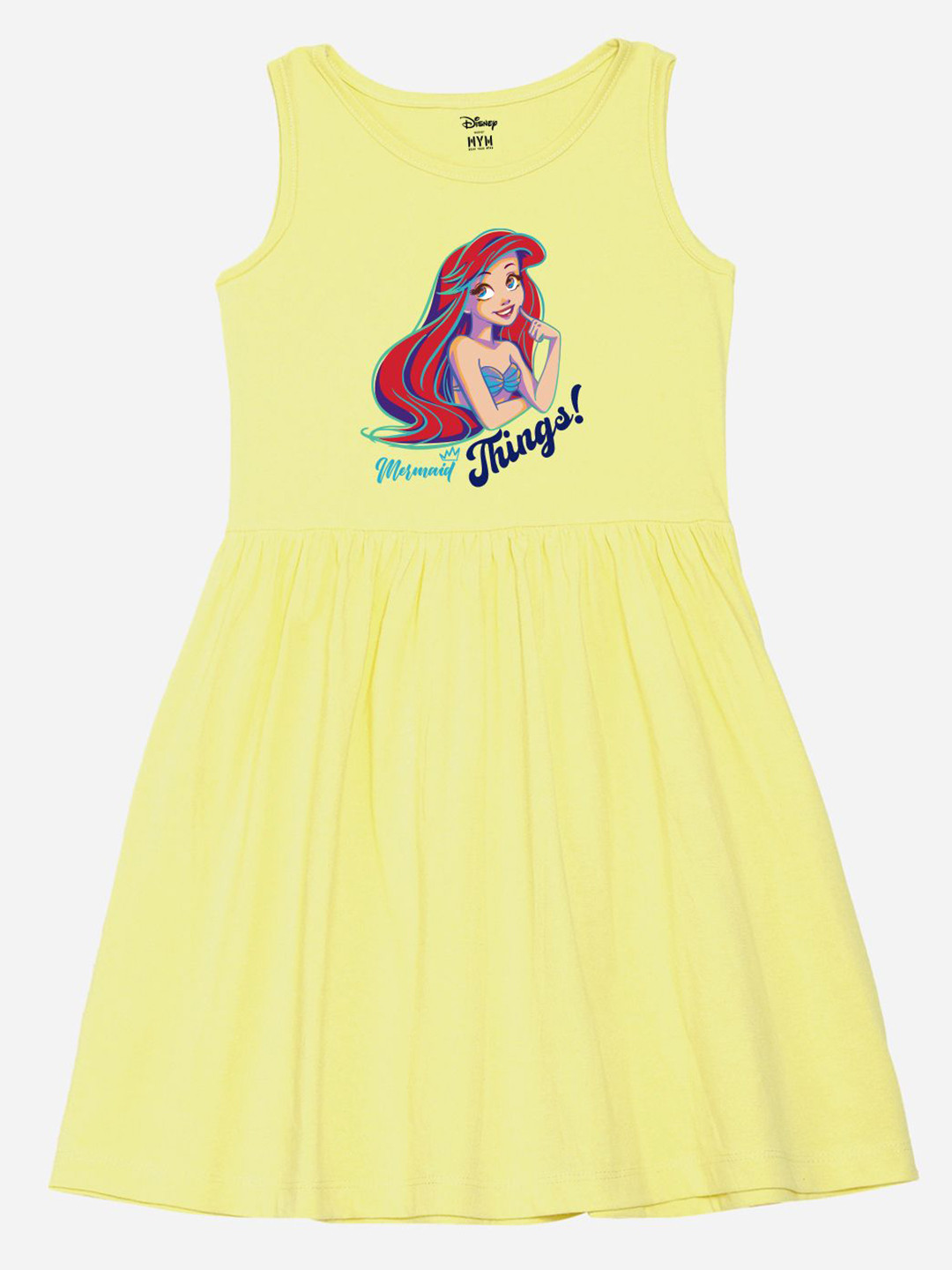

Wear Your Mind Print Fit & Flare Dress, Yellow