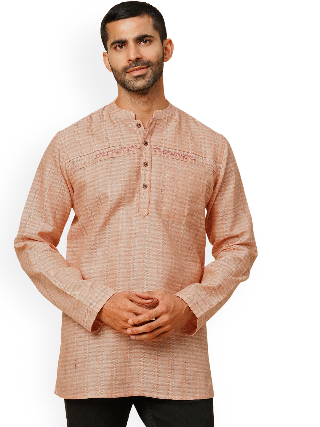 

Arch element Men Kurta, Orange