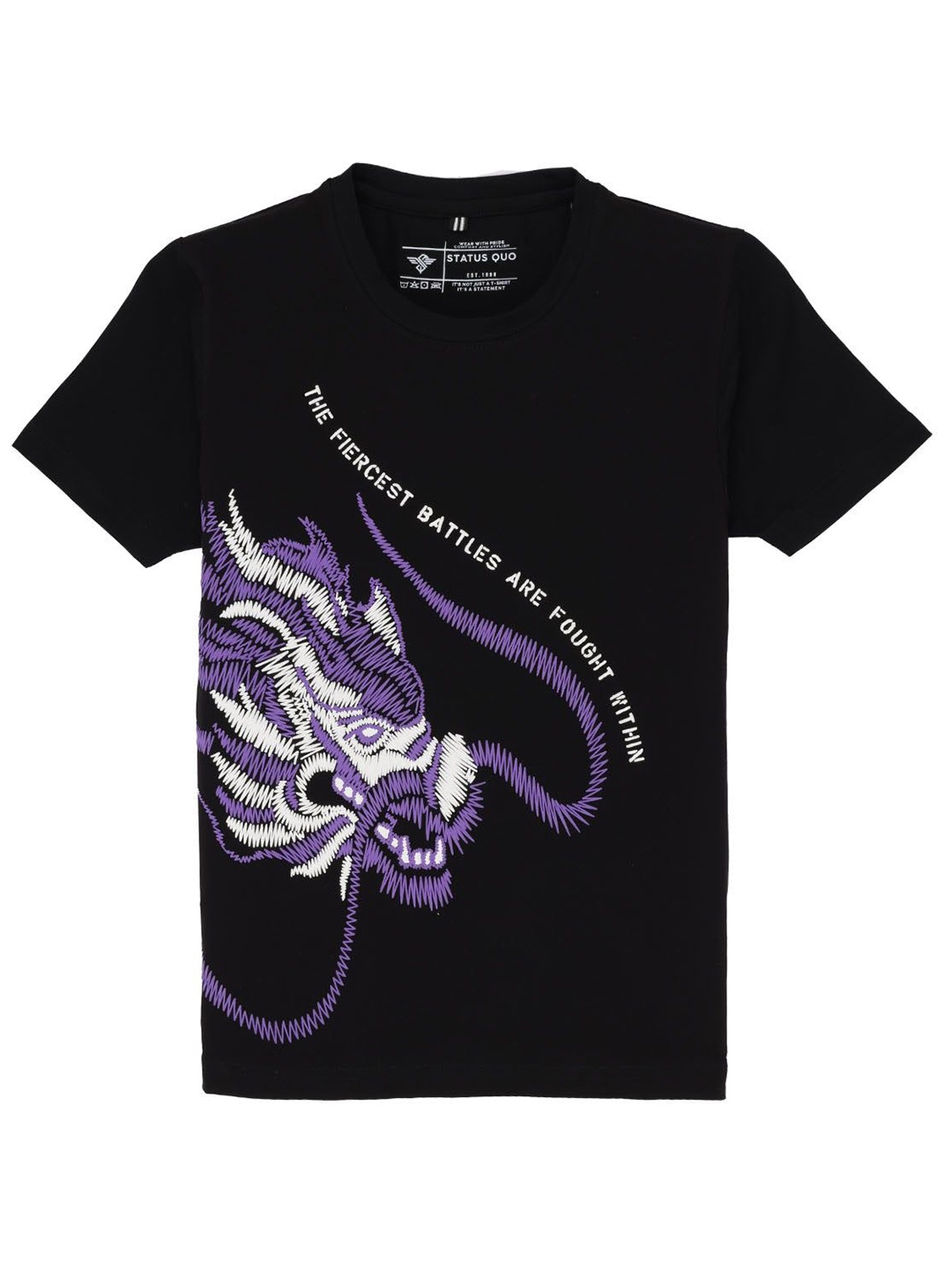 

Status Quo Boys Printed T-shirt, Black