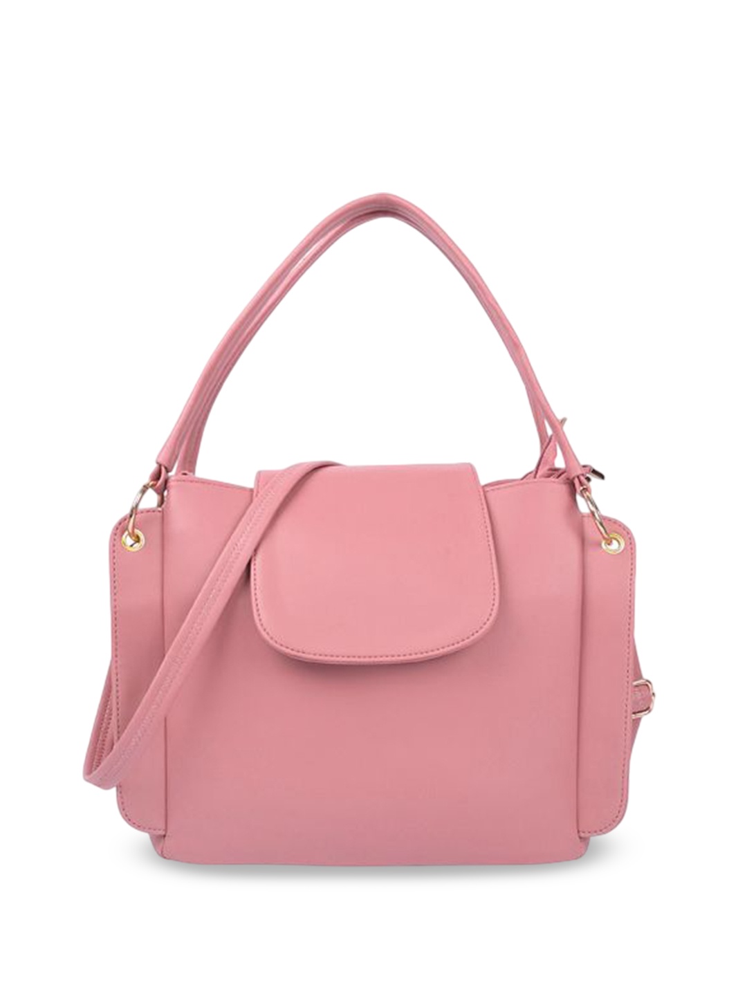 

ADISA PU Structured Shoulder Bag, Pink