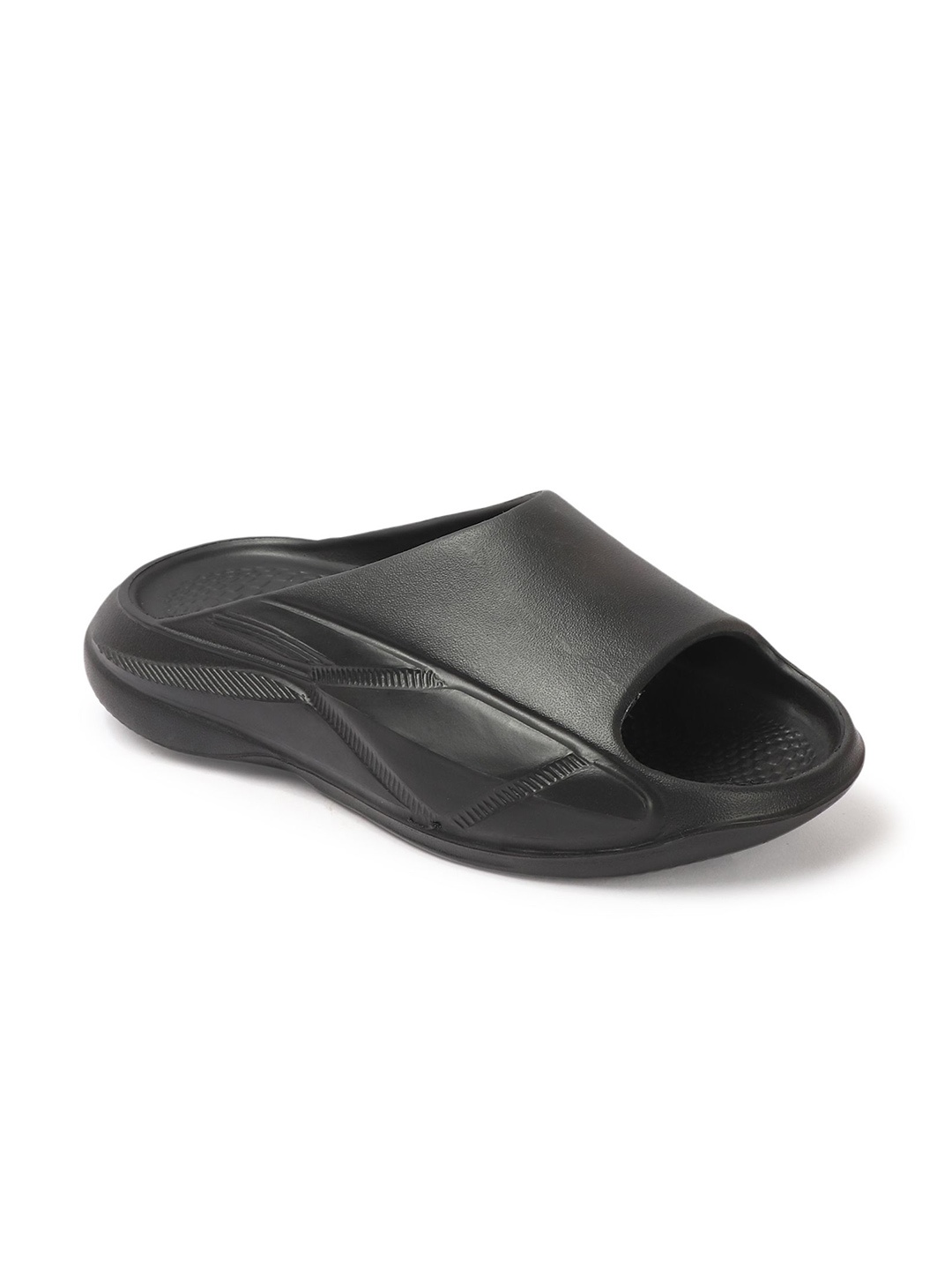 

AROOM Men Thong Flip-Flops, Black