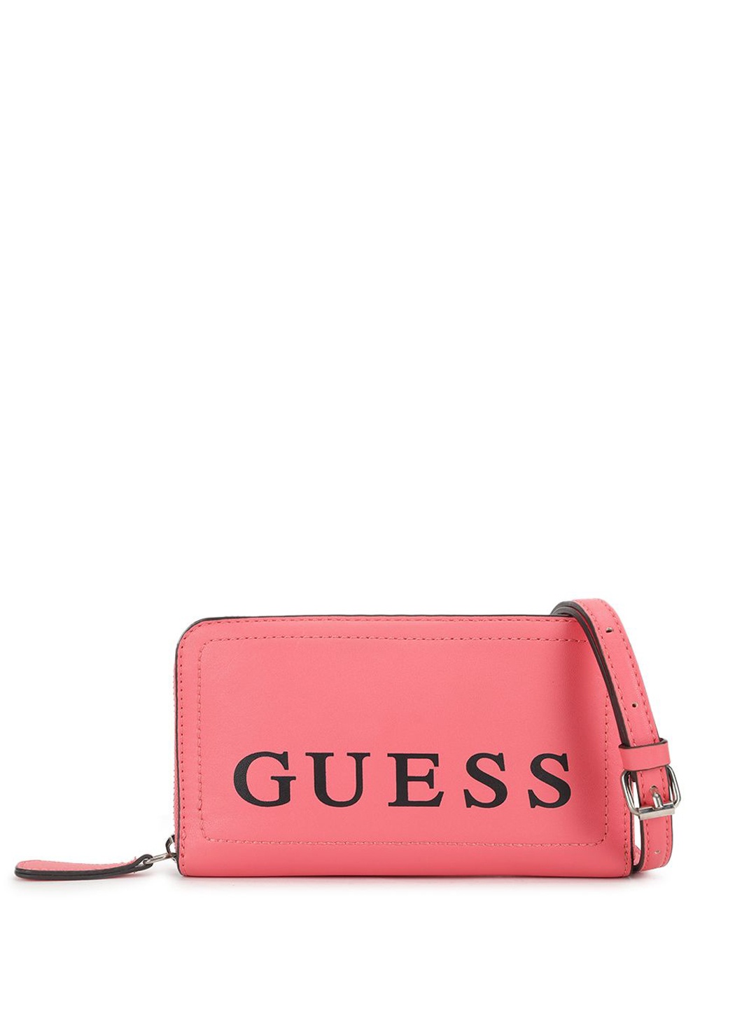 

GUESS PU Shoulder Bag, Pink
