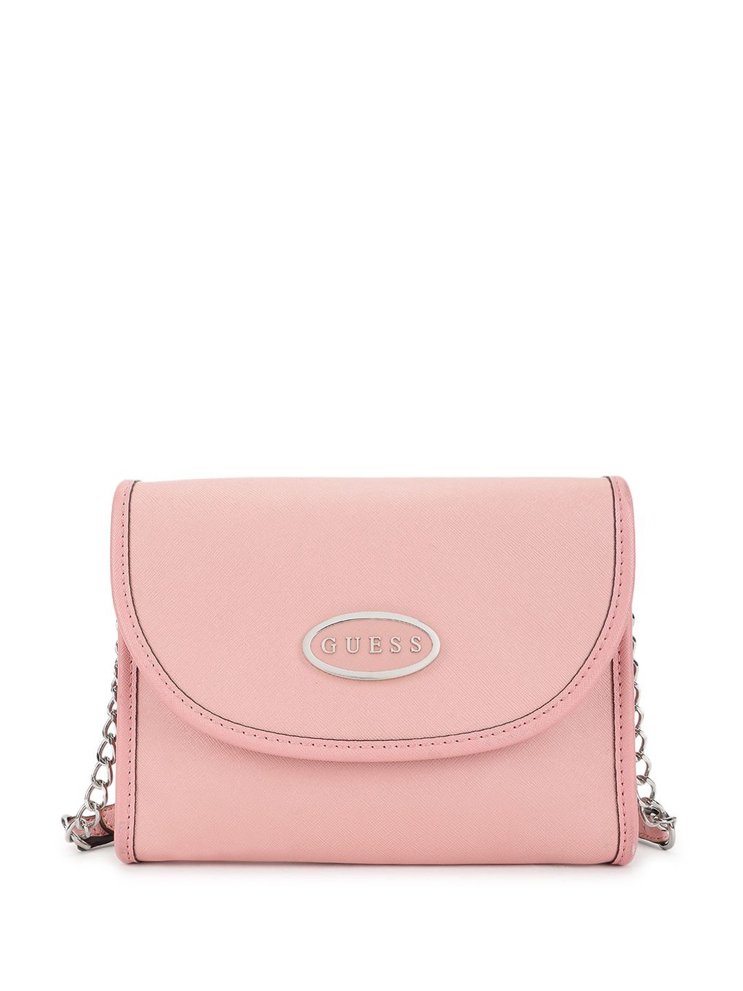 

GUESS PU Shoulder Bag, Pink