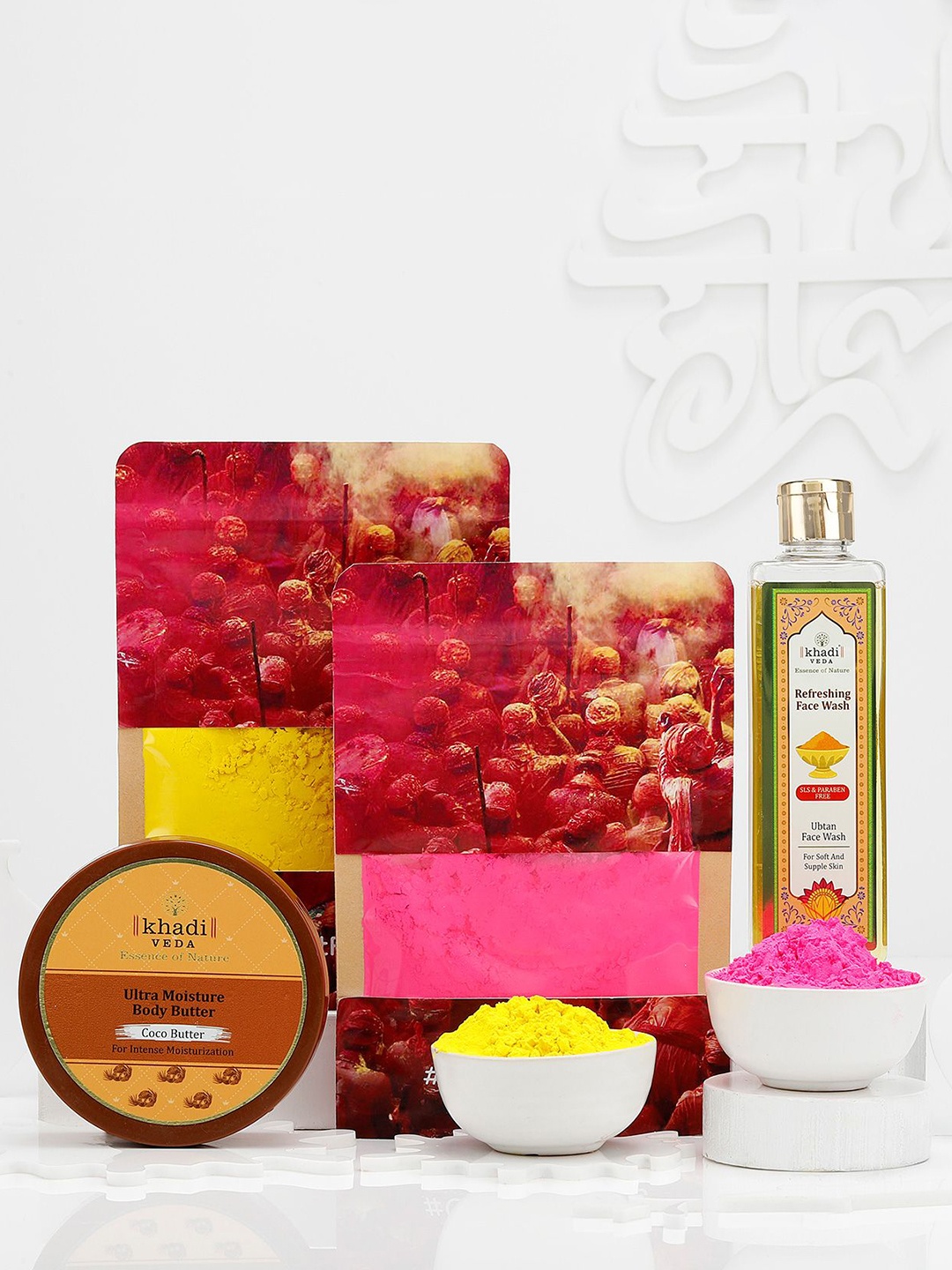 

IGP Set Of 2 Body Butter & Face Wash Herbal Harmony Holi Gift Set, Multi
