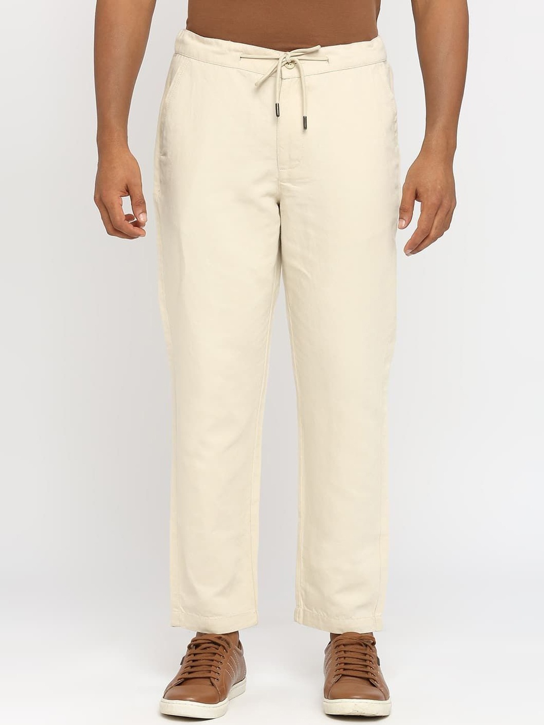 

Basics Men Trousers, Beige