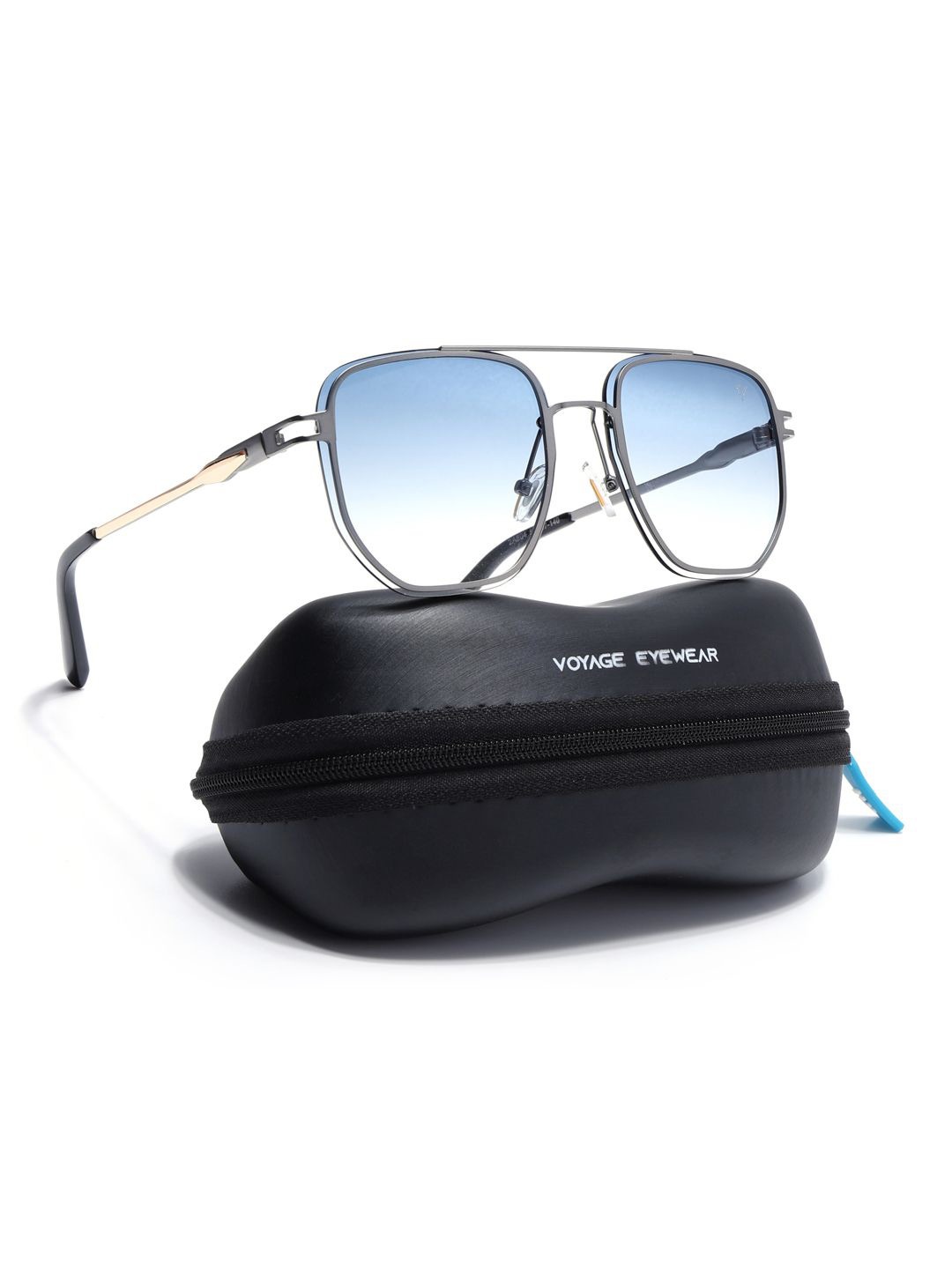 

Voyage Unisex Wayfarer Sunglasses with UV Protected Lens, Blue