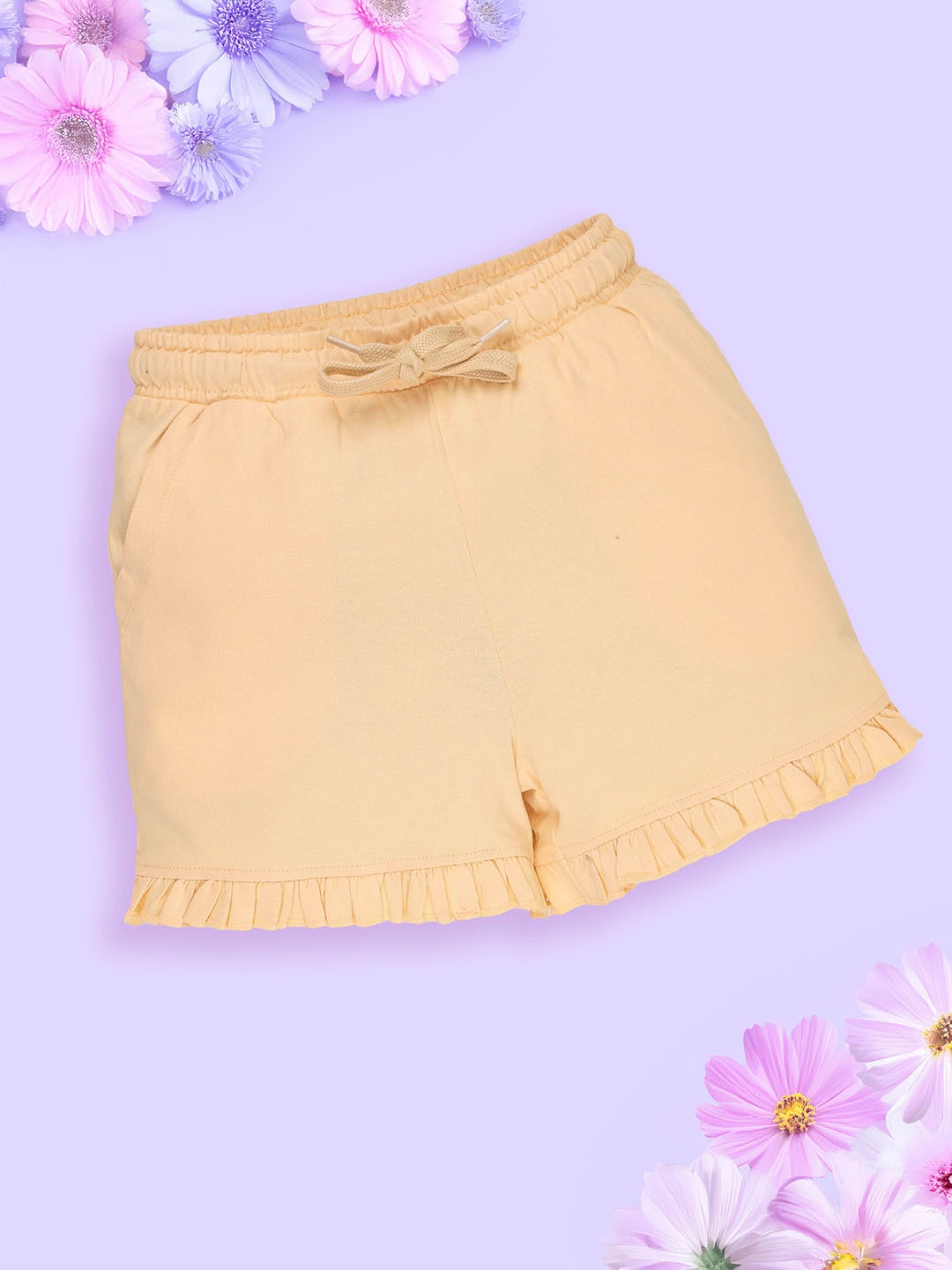 

KiddoPanti Girls Hot Pants Shorts, Beige