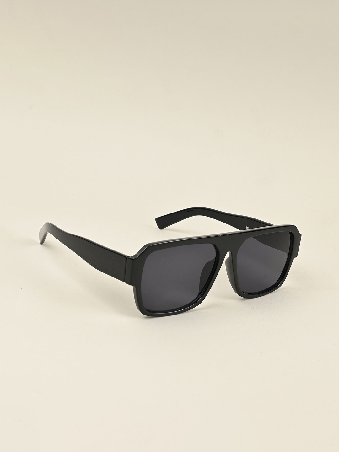 

IDOR Unisex Square Sunglasses with UV Protected Lens, Black