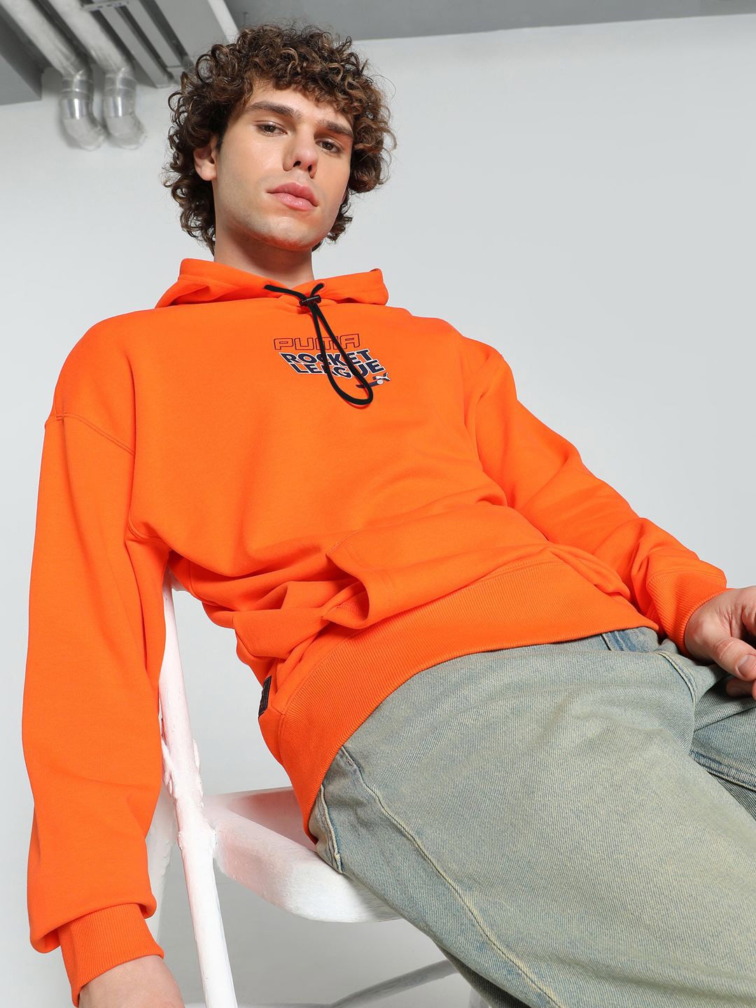 

Puma x Rocket League Men Relaxed Fit Hoodie, Orange
