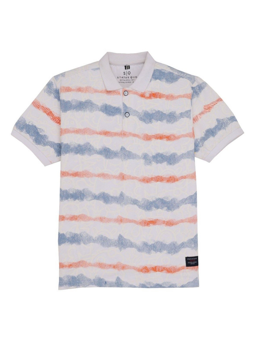 

Status Quo Boys Printed Polo Collar Pockets T-shirt, Rust