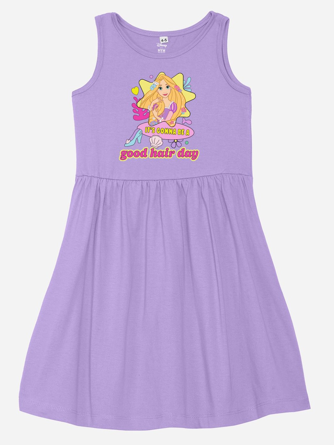 

Wear Your Mind Print Fit & Flare Dress, Purple