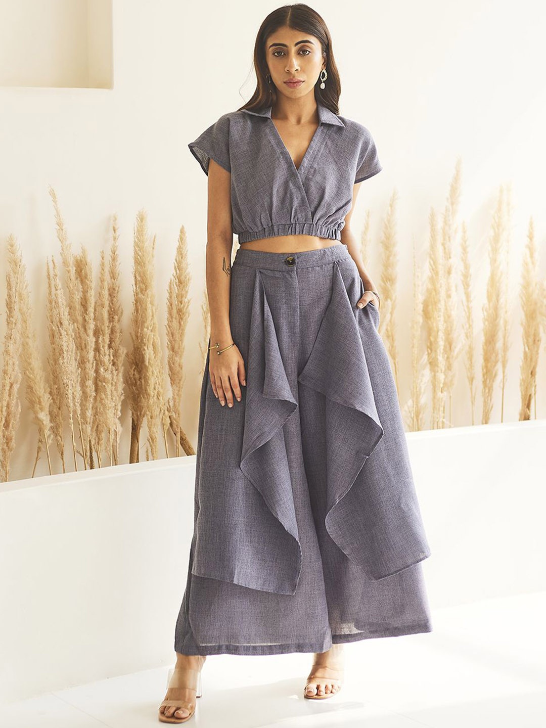 

HOUSE OF FETT Top & Skirt Co-Ords, Blue