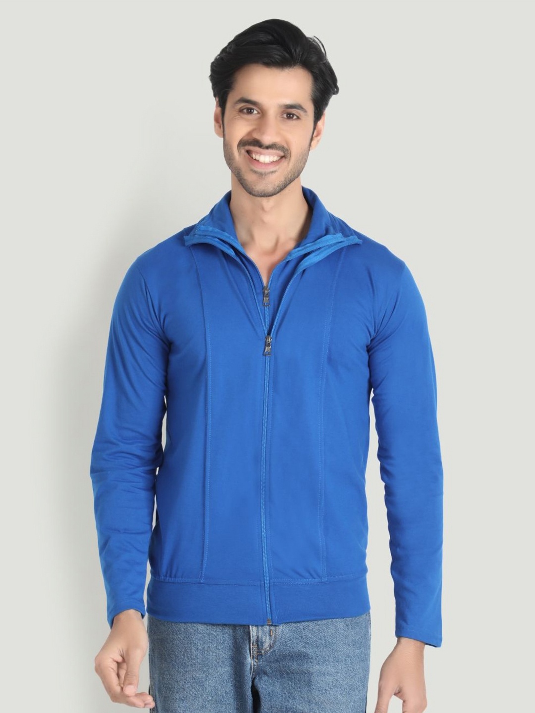 

Black Collection Men High Neck T-shirt, Blue