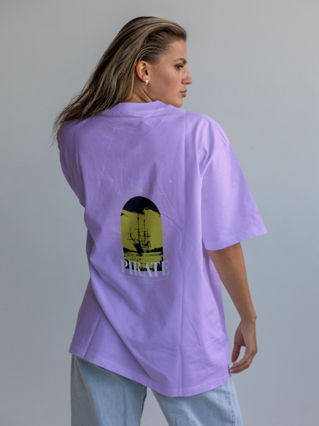 

Moda Rapido Women Applique T-shirt, Lavender