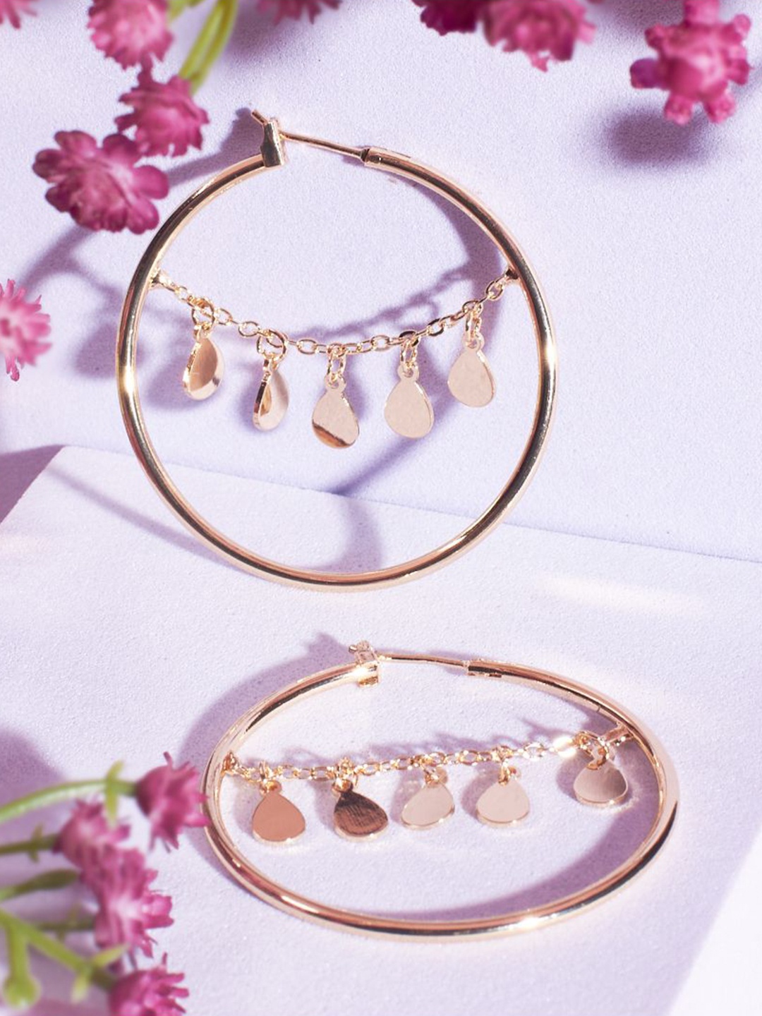 

SALTY Contemporary Hoop Earrings, Gold