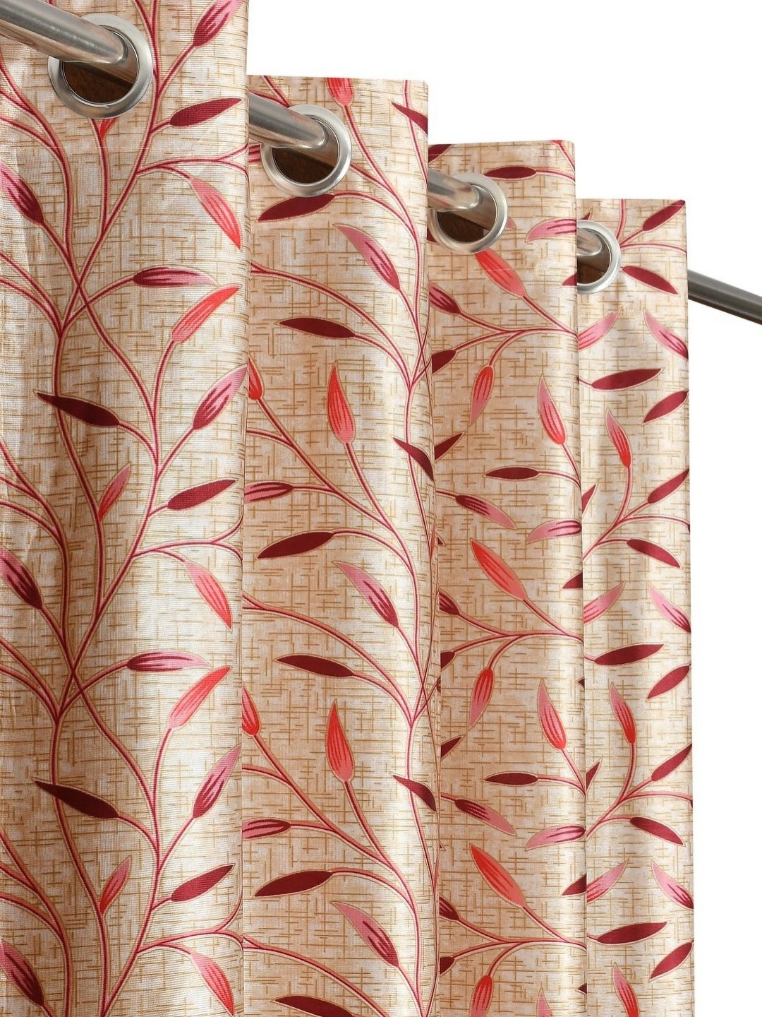 

Galaxy Home Decor Maroon Set of 2 Window Curtain