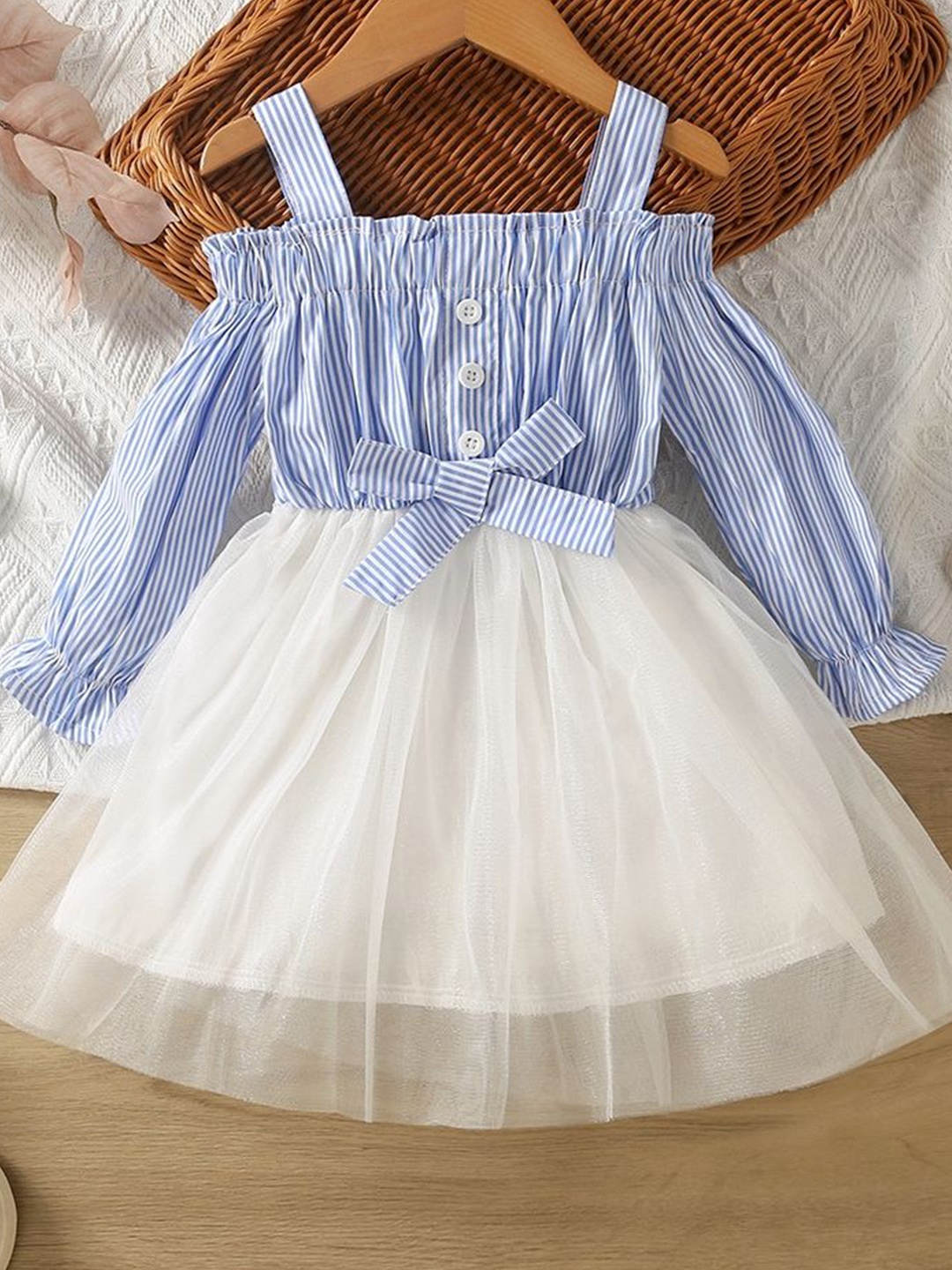 

LULU & SKY Fit & Flare Dress, Blue