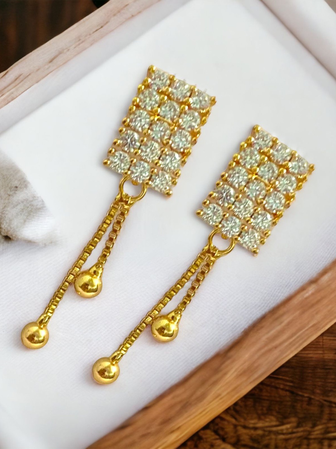 

AARTISAI Circular Ear Cuff Earrings, Yellow