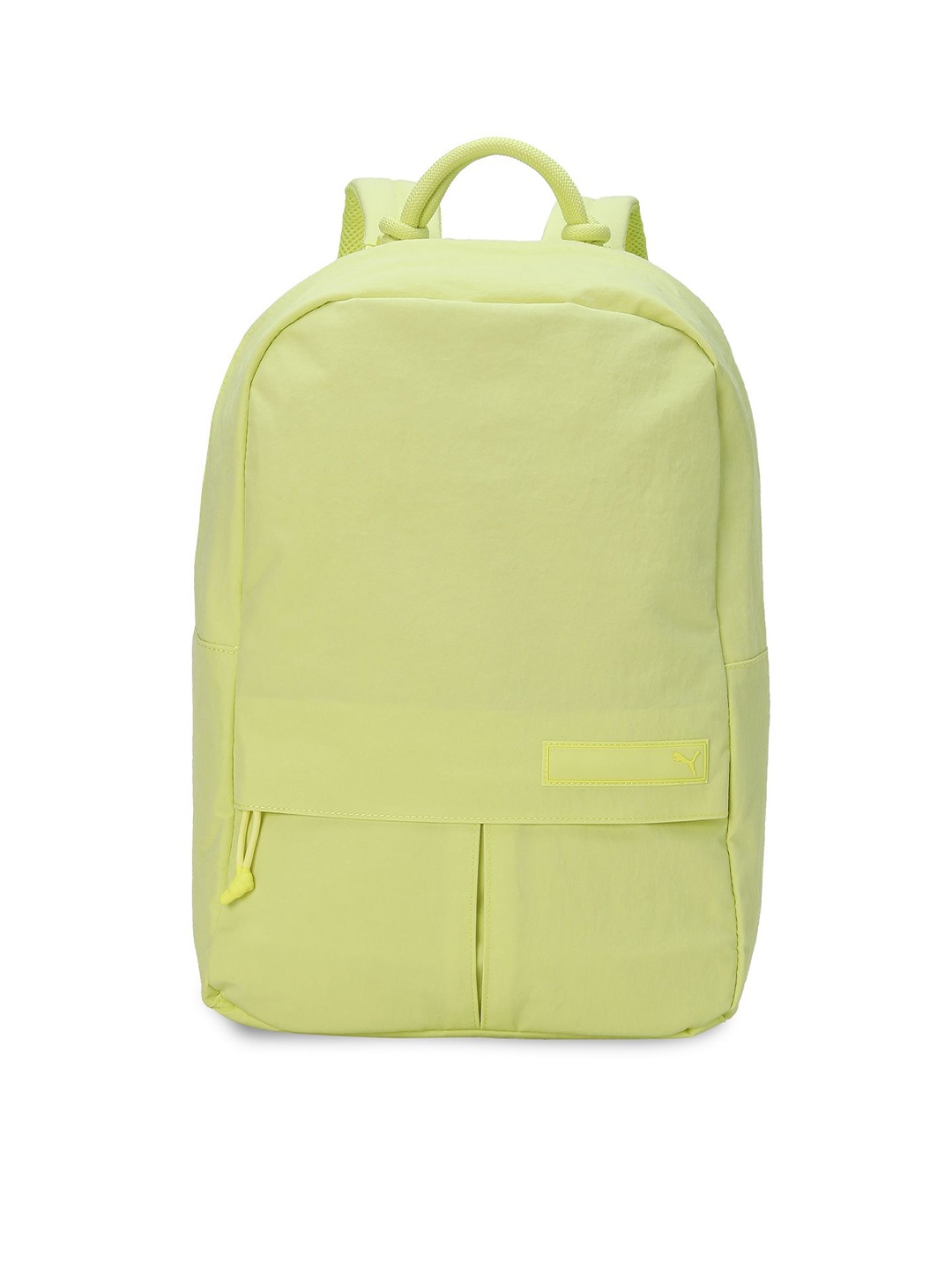 

Puma.BL Unisex Brand Logo Printed Backpack, Lime green