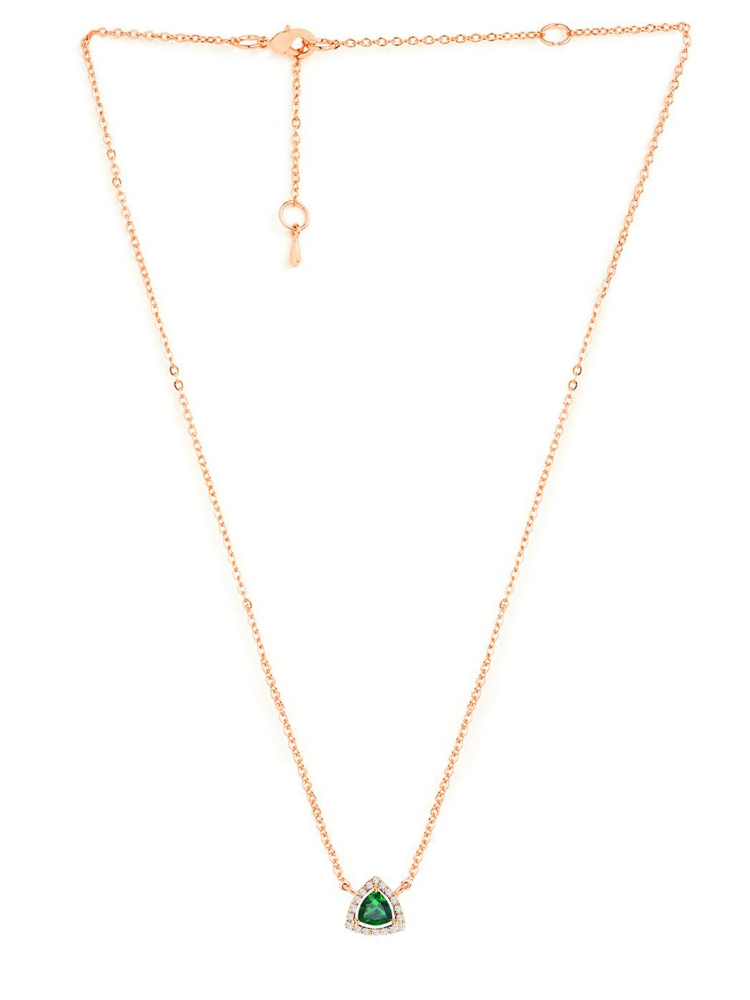 

MINUTIAE Brass Rose Gold-Plated Handcrafted Necklace