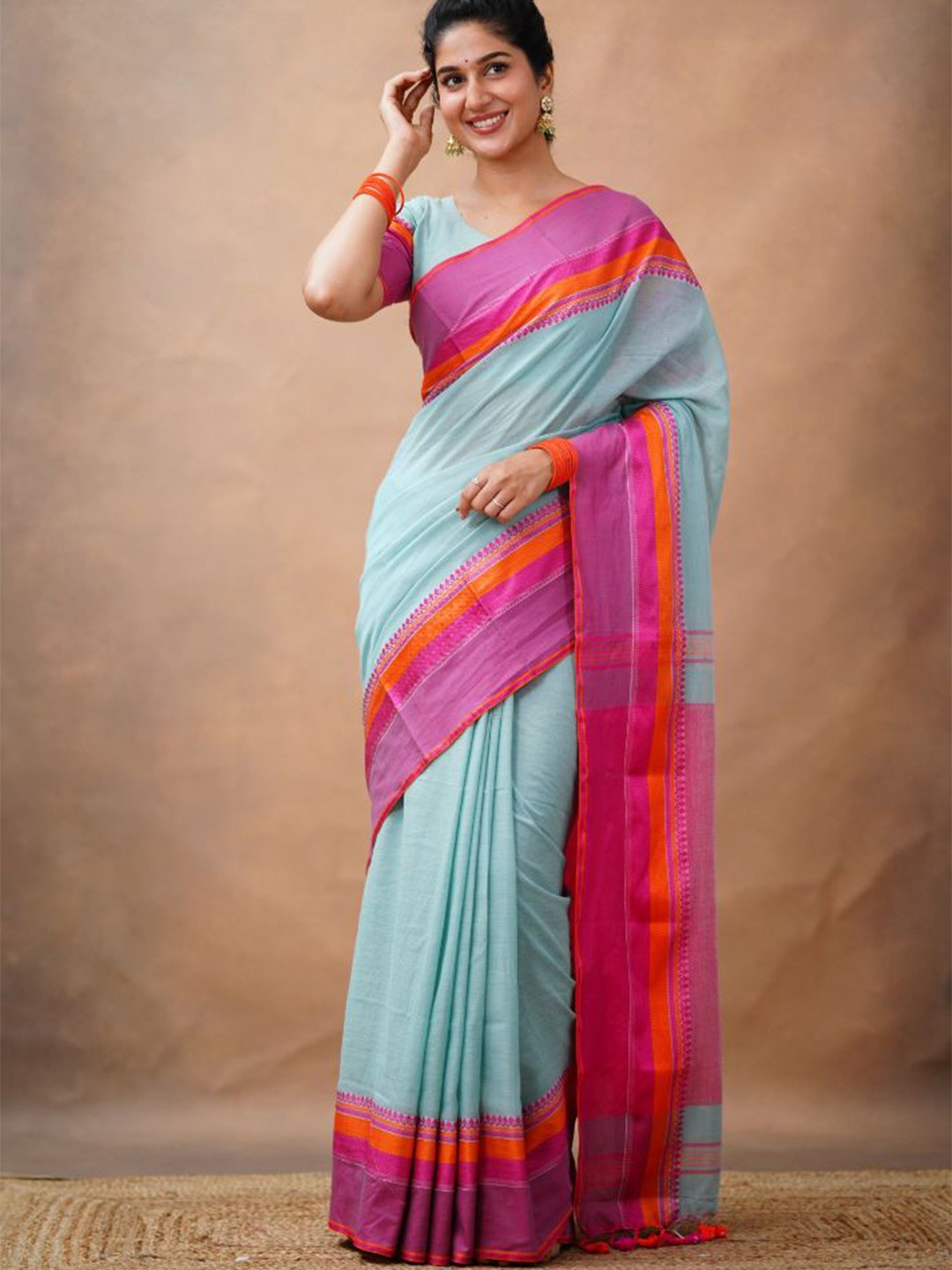 

Sutisancha Saree, Blue