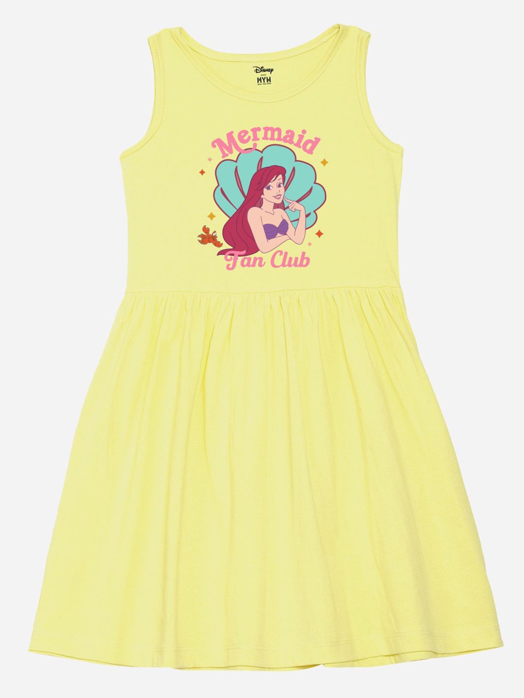 

Wear Your Mind Print Fit & Flare Dress, Yellow