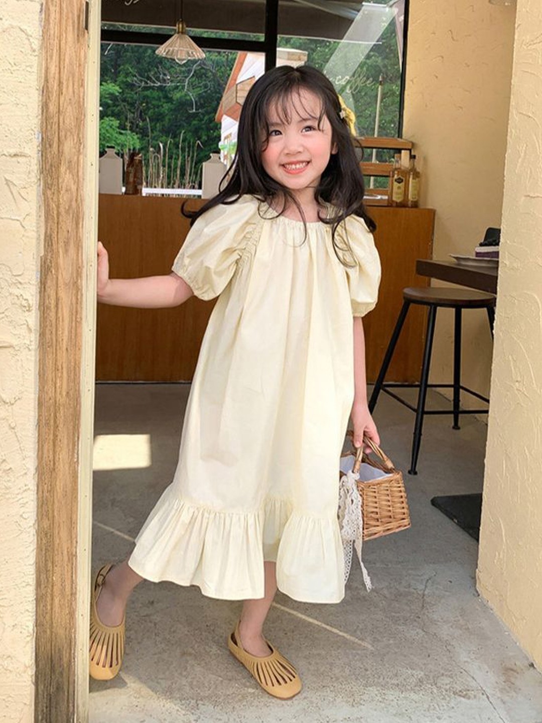 

LULU & SKY A-Line Dress, Beige
