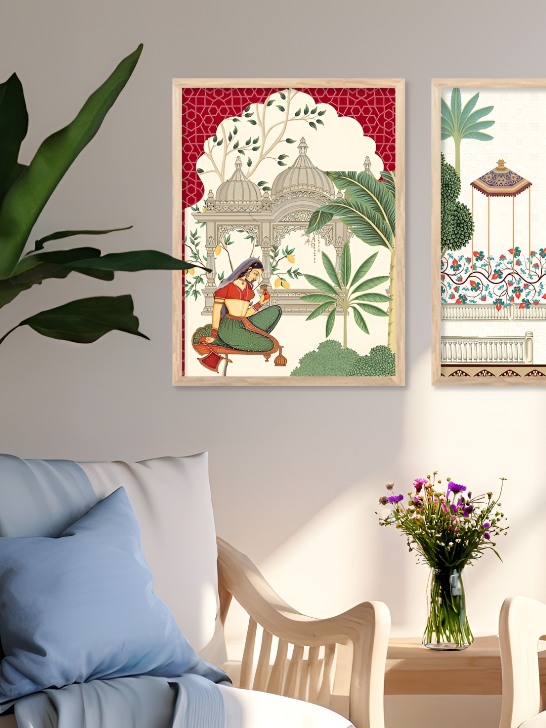 

Kotart Brown & White 2 Piece Wood Abstract Wall Paintings