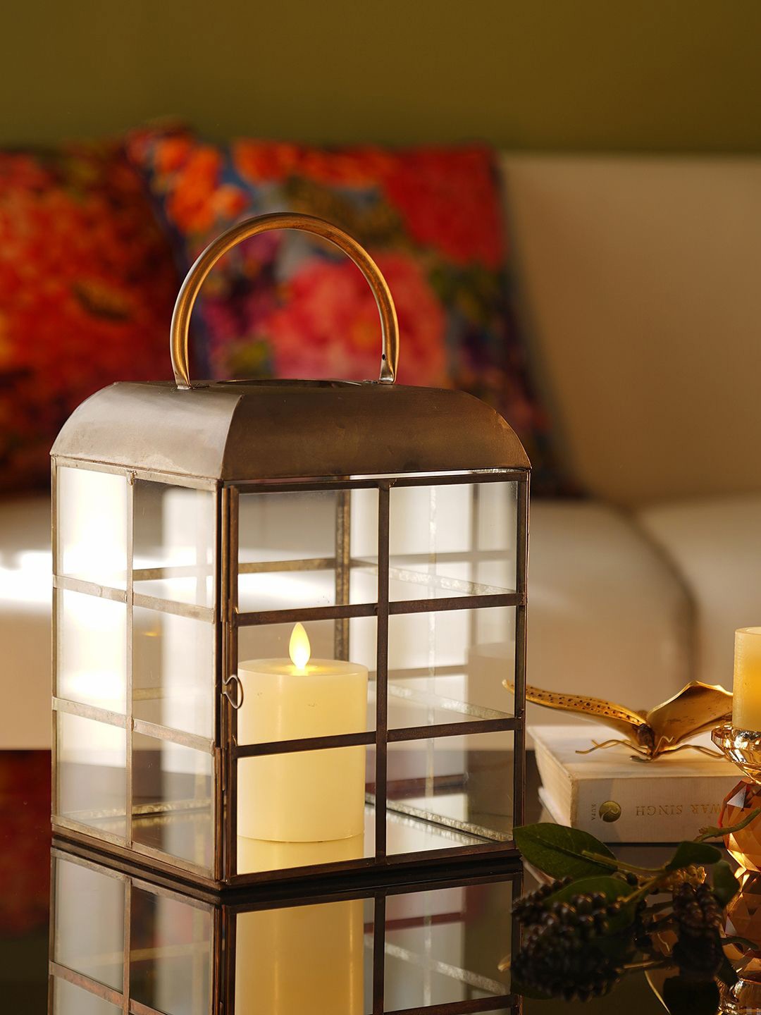 

Pure Home and Living Brown Candle Holder