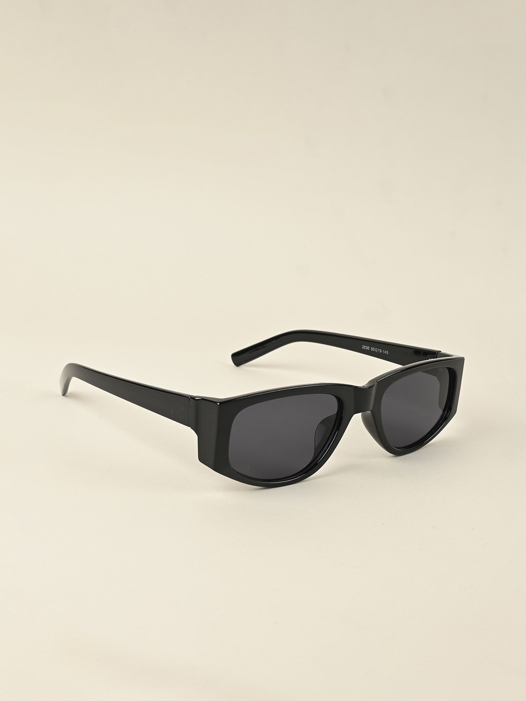 

IDOR Women Rectangle Sunglasses with UV Protected Lens, Black