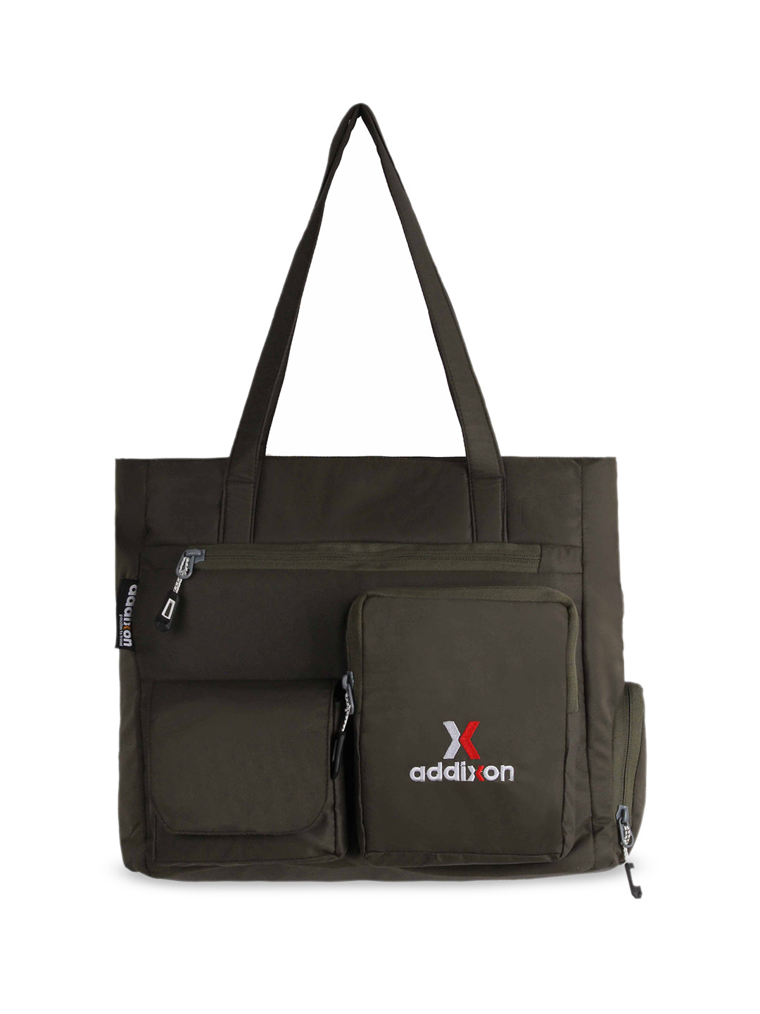 

Addixon Structured Tote Bag with Fringed, Green