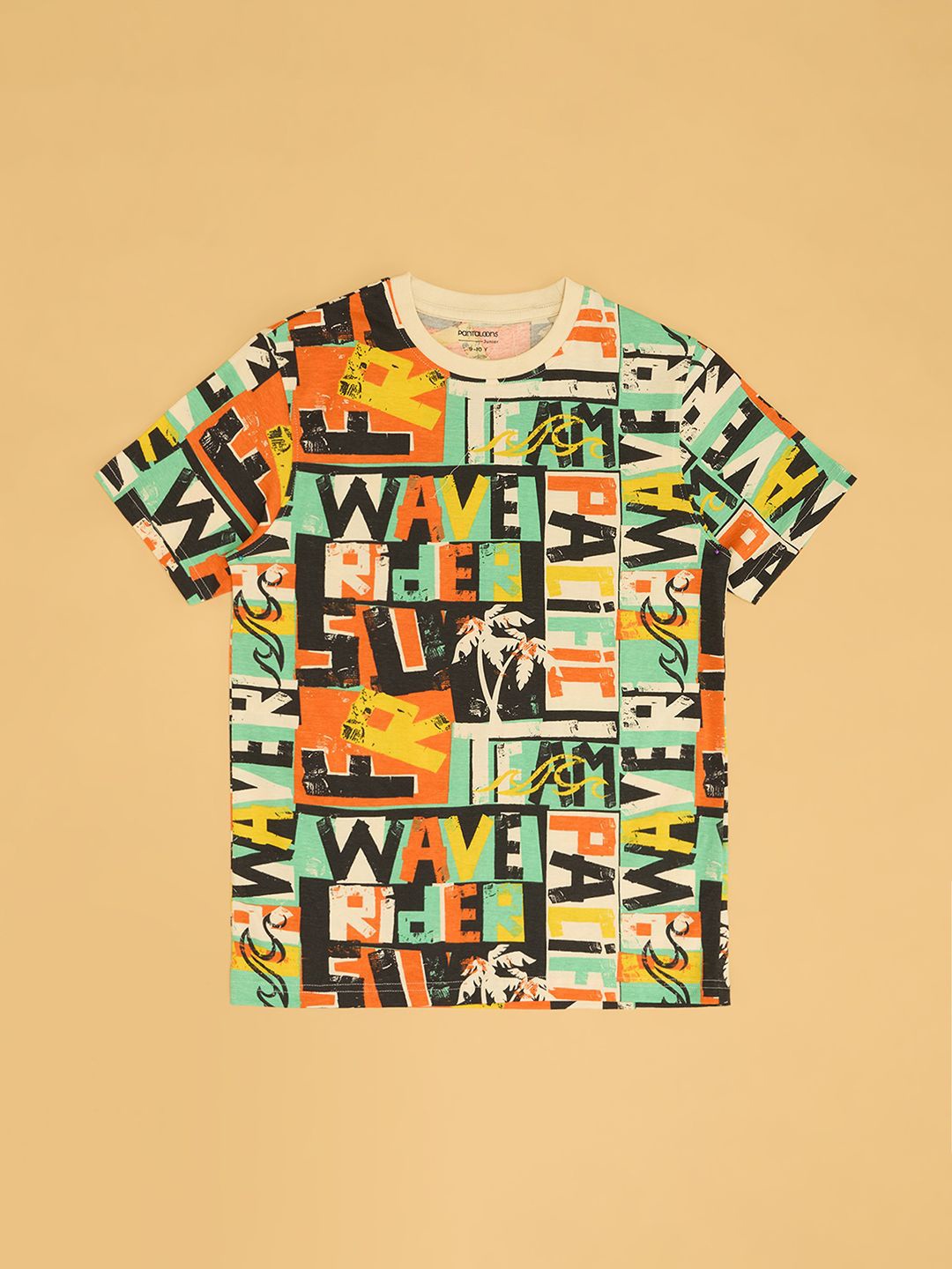 

Pantaloons Junior Boys T-shirt, Off white