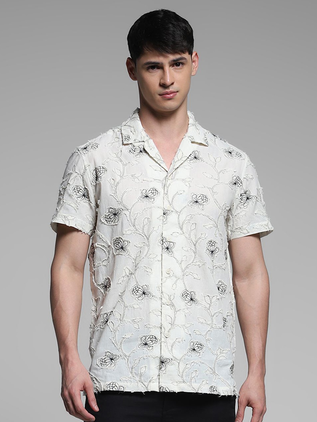 

Jack & Jones Men Opaque Casual Shirt, Beige