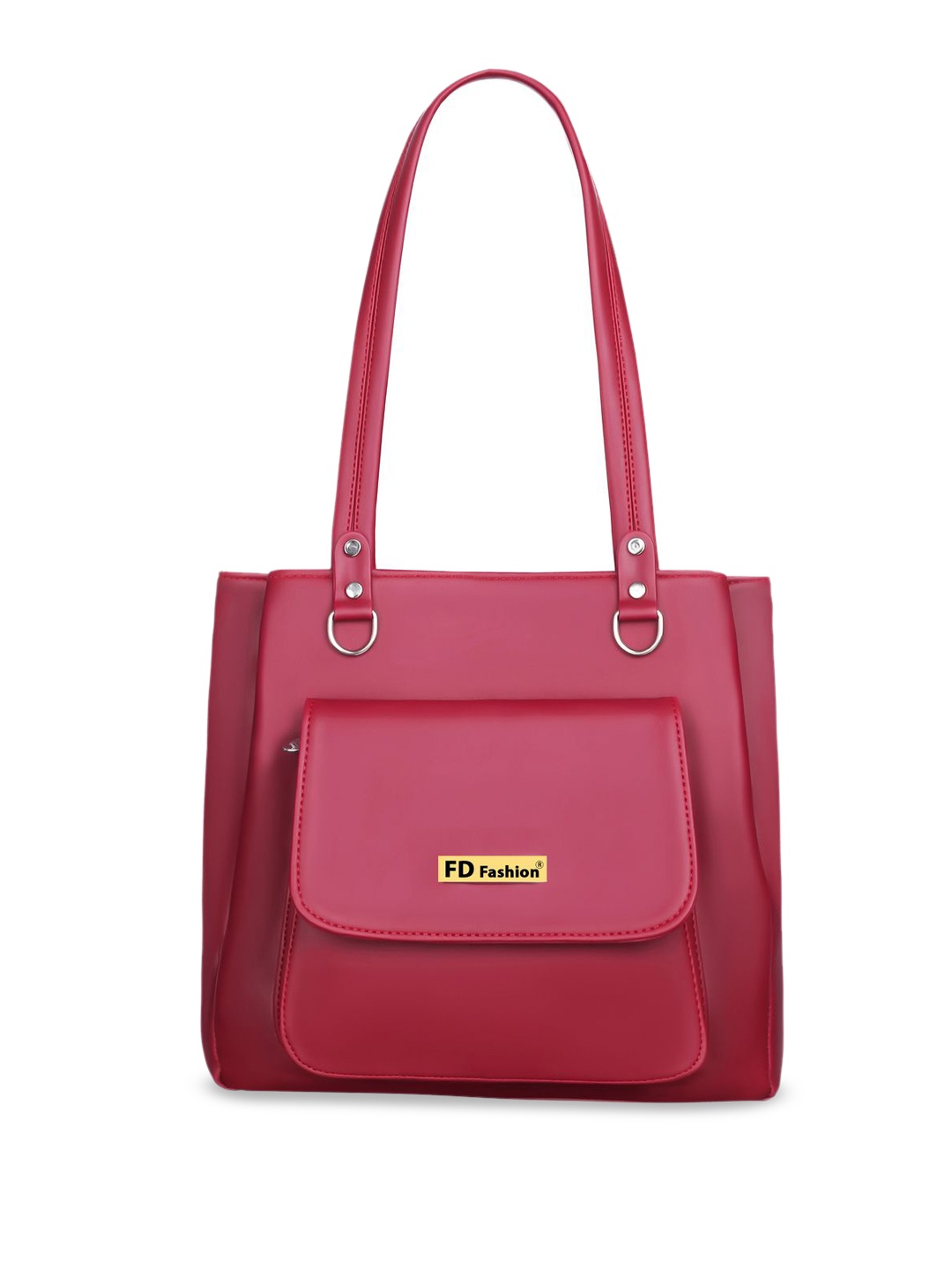 

FD Fashion PU Structured Shoulder Bag, Maroon